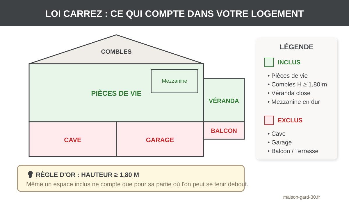 Loi Carrez 2026 : calcul, définition et guide complet