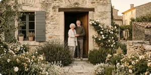 Couple de retraités homesitters