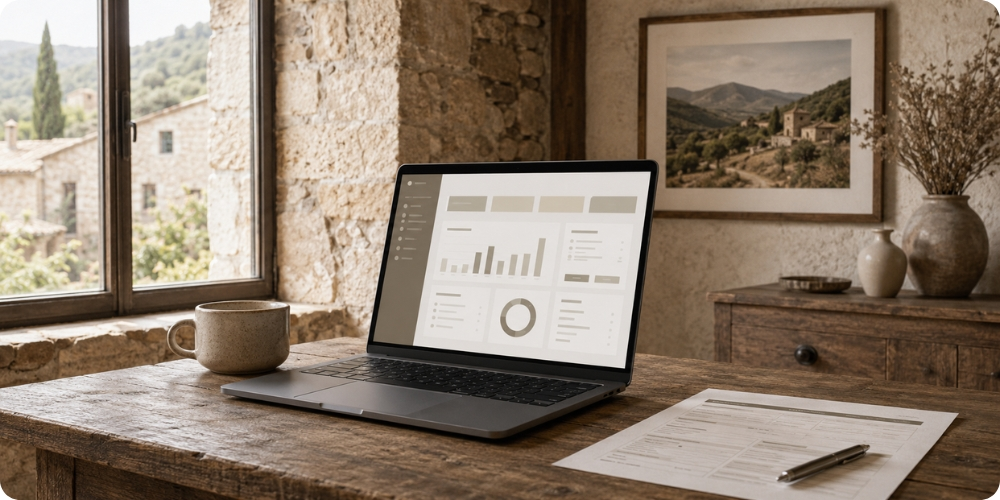 Interface du Bureau Propriétaire Gîtes de France, l'espace de gestion inclus dans l'adhésion