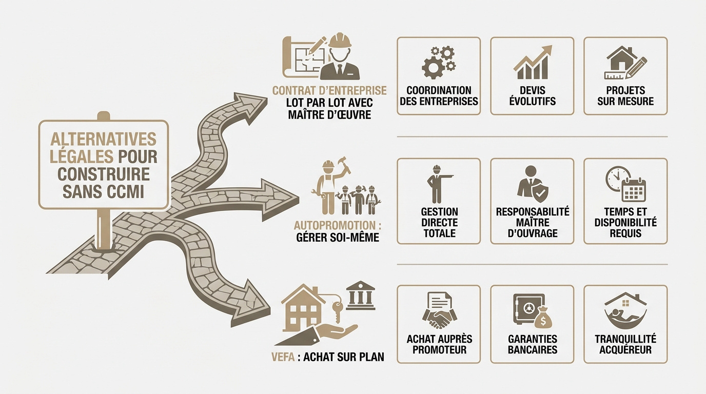 Comparatif des modes de construction hors contrat CCMI