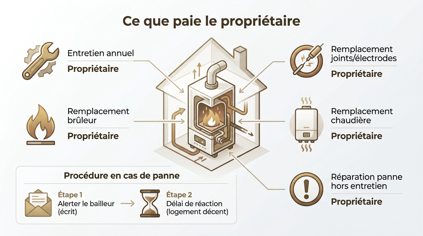 Répartition des coûts de chauffage entre propriétaire et locataire
