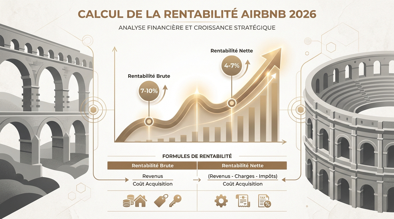 Calcul rentabilité Airbnb 2026
