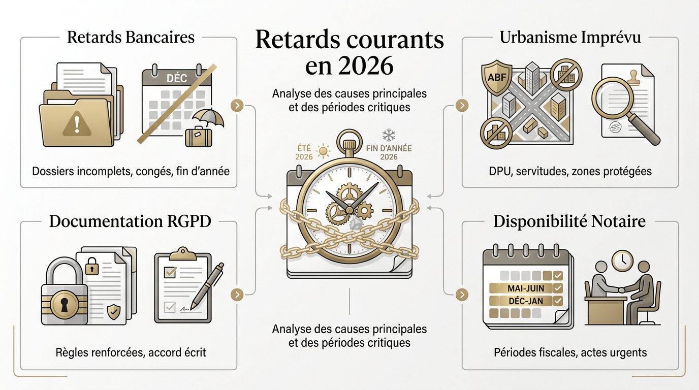 Analyse des facteurs de ralentissement d'une vente immobilière en 2026