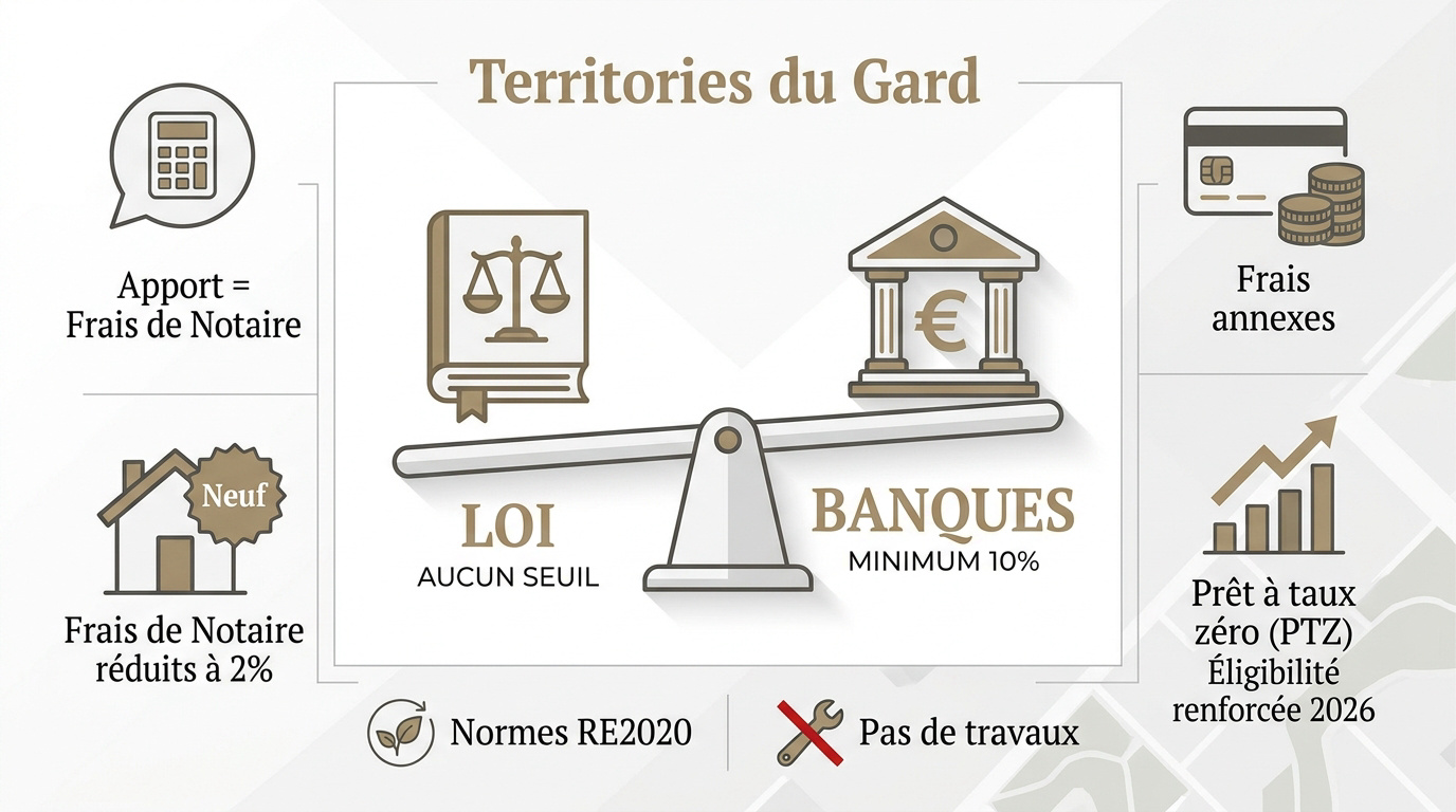 Analyse des exigences bancaires pour un prêt immobilier dans le Gard