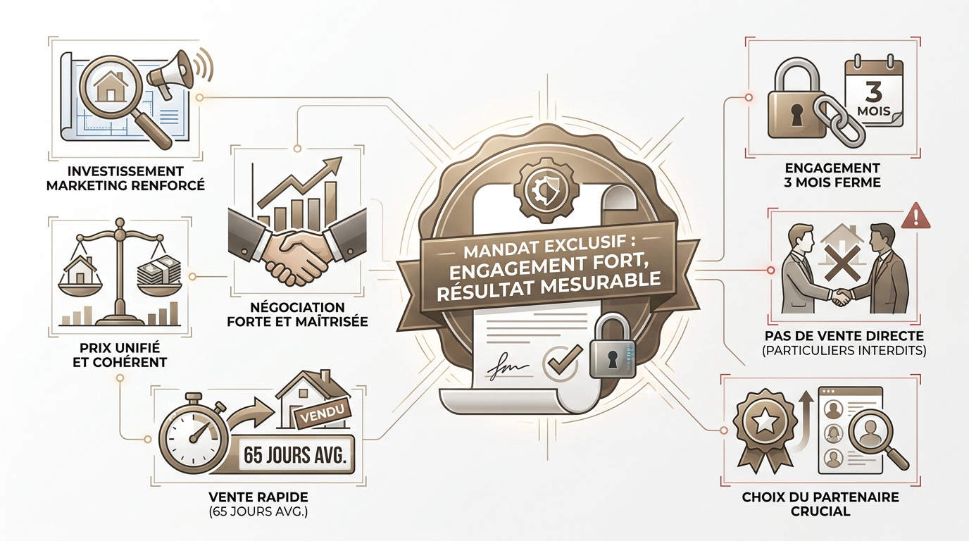Comparaison des avantages et inconvénients du mandat exclusif immobilier