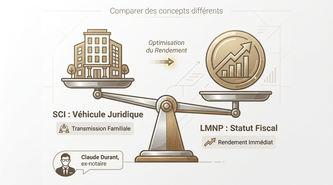 Comparaison entre SCI et LMNP pour l'optimisation du rendement immobilier